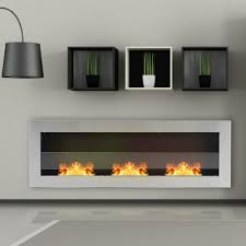 Modern Glass Bio Ethanol Fireplace