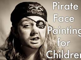 pirate face painting for children