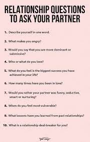 50 relationship questions to improve