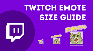 twitch emote sizes guidelines