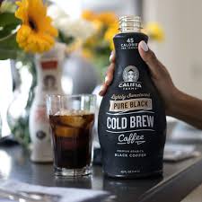Pure Black Cold Brew Coffee Lightly Sweetened