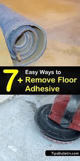 remove floor adhesive