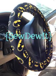 Steering Wheel Cover Batman Print