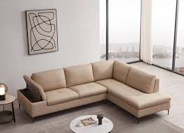 decker taupe rf sectional sofa
