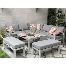 garden sofa with fire pit featuredeco