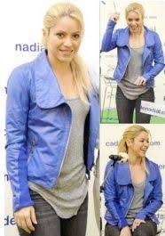 I am not a shakira magnet. I Really Want This Blue Jacket Red Bomber Jacket By Doma Shakira Red Bomber Jacket Red Jacket Leather And Lace