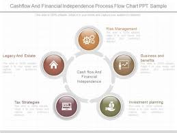 Cash Flow And Financial Independence Process Flow Chart Ppt