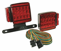 Reese Utility Trailer Lighting Kit Red Led 21t098 73858 Grainger