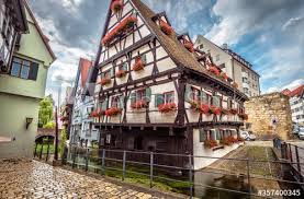 Hotel schiefes haus ulm, ulm: Hotel Schiefes Haus Or Crooked House In Ulm City Germany It Is Landmark Of Ulm Located In Old Fisherman S Quarter Stock Photo Adobe Stock