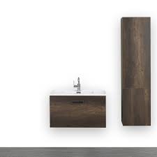 Single Sink Wall Mount Bathroom Vanity