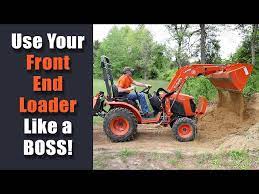 front end loader and compact tractor