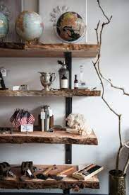 Natural Wood Floating Shelves Ideas