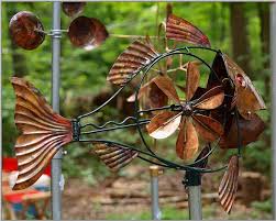 Metal Garden Art Kinetic Wind Art