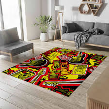 graffiti rug easy to match any room s