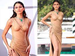 Venice International Film Festival: Zendaya's iconic naked dress made using  cast model of her bust | - Times of India