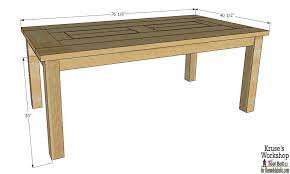 Woodworking Plans Patio Table With