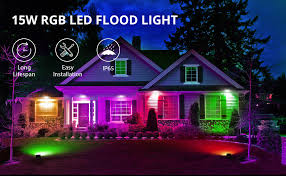 15w Rgb Flood Light Colour Changing