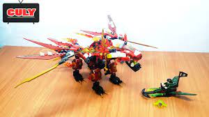 Lego NinjaGo rồng lửa kiếm long khổng lồ đồ chơi trẻ em lắp ráp fire dragon  thunders word birck toy - YouTube