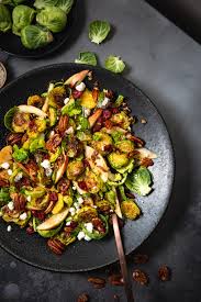 roasted brussels sprouts salad with