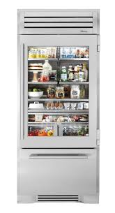 36 Glass Door Refrigerator With