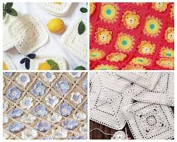 best crochet patchwork blanket patterns