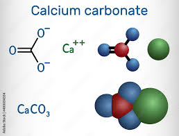 calcium carbonate molecule it is an