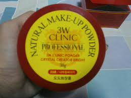 review 3w clinic natural makeup powder