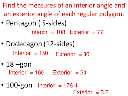 ppt the polygon angle sum theorems