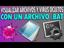 virus ocultos ante un archivo bat