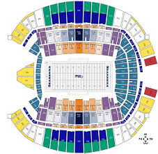 Seahawks Stadium Seating Map Seahawks Seat Map Washington