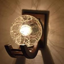 250v Electricity Glass Wall Night Lamp