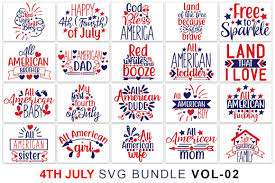 Fourth Of July Svg Bundle Graphic By Graphicsqueen