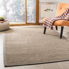 braided sisal area rug natural grey