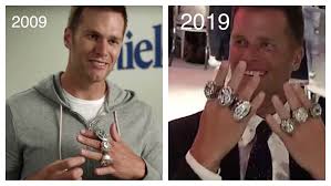 Tom brady and the pats partied on thursday night while receiving their super bowl liii rings. Tom Brady Doing The 10 Year Challenge Patriots