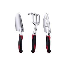 Gardening Tool Set Three Piece Aluminum