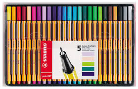 Stabilo Point 88 Fineliner Pen Assorted Colours Pack Of 25