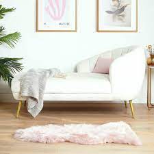 btfy cream chaise lounge sofa velvet