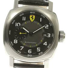 Maybe you would like to learn more about one of these? Panerai Ferrari Men S Black Watch Fer00002 For Sale Online Ebay