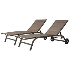 Check spelling or type a new query. Crestlive Products Patio Chaise Lounge Set Of 2 Aluminum Frame In Classic Brown Finish Metal Frame Stationary Chaise Lounge Chair S With Brown Textilene Fabric Sling Seat In The Patio Chairs Department At