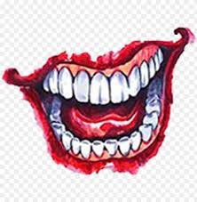 joker smile hand tattoo png transpa