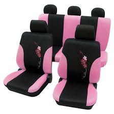 Girly Car Seat Covers Pink Amp Black