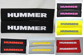 2 Pieces 1 Pair Hummer Embroidery Seat