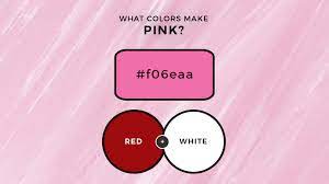 what two colors make pink how to make