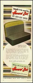 1951 Vintage Ad For Howard Zink Seat