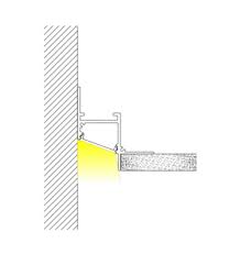 Corner Recessed Wall Washer Profile