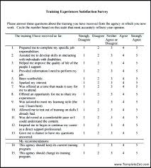 Training Survey Example Questions