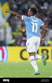 Rome, Italy. 21st May, 2022. Jovane Cabral of SS Lazio celebrates scoring  first goal during the Serie A match between Lazio and Hellas Verona at  Stadio Olimpico, Rome, Italy on 21 May