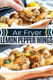 air fryer lemon pepper en wings