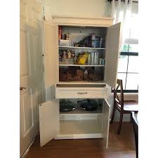 When we were painting our kitchen cabinets i decided i wanted to do something fun to the inside of my cabinet doors, and came up with an idea to decoupage inside of the door with wrapping paper. Top Product Reviews For Parsons White Wood Storage Pantry 33 W X 19 D X 72 H 16079599 Overstock