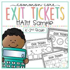 Common Core Exit Tickets Math Sample By Mrs Plemons Kindergarten